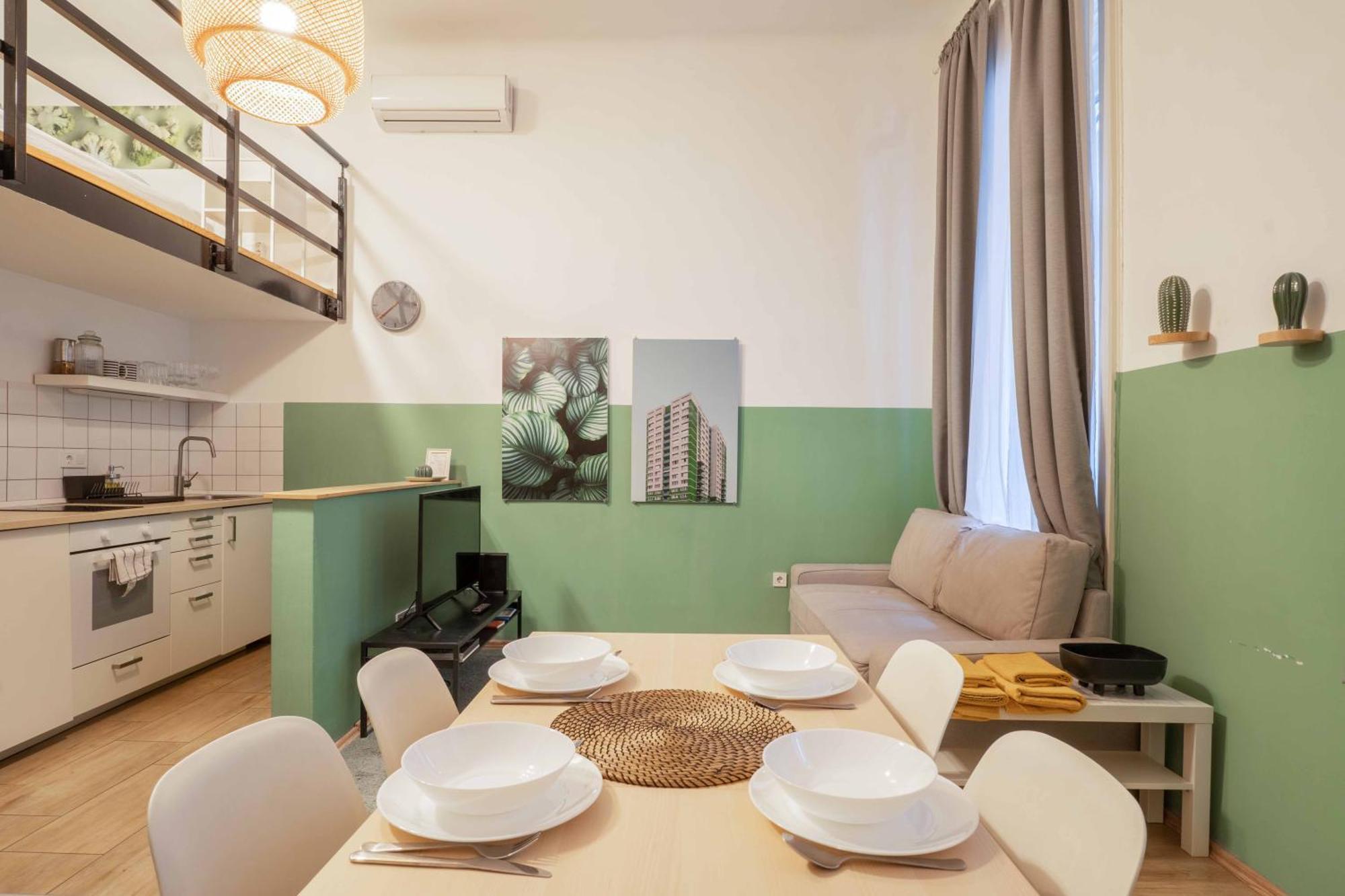 Cosy Studio In Terezvaros W41 Green Budapešť Exteriér fotografie